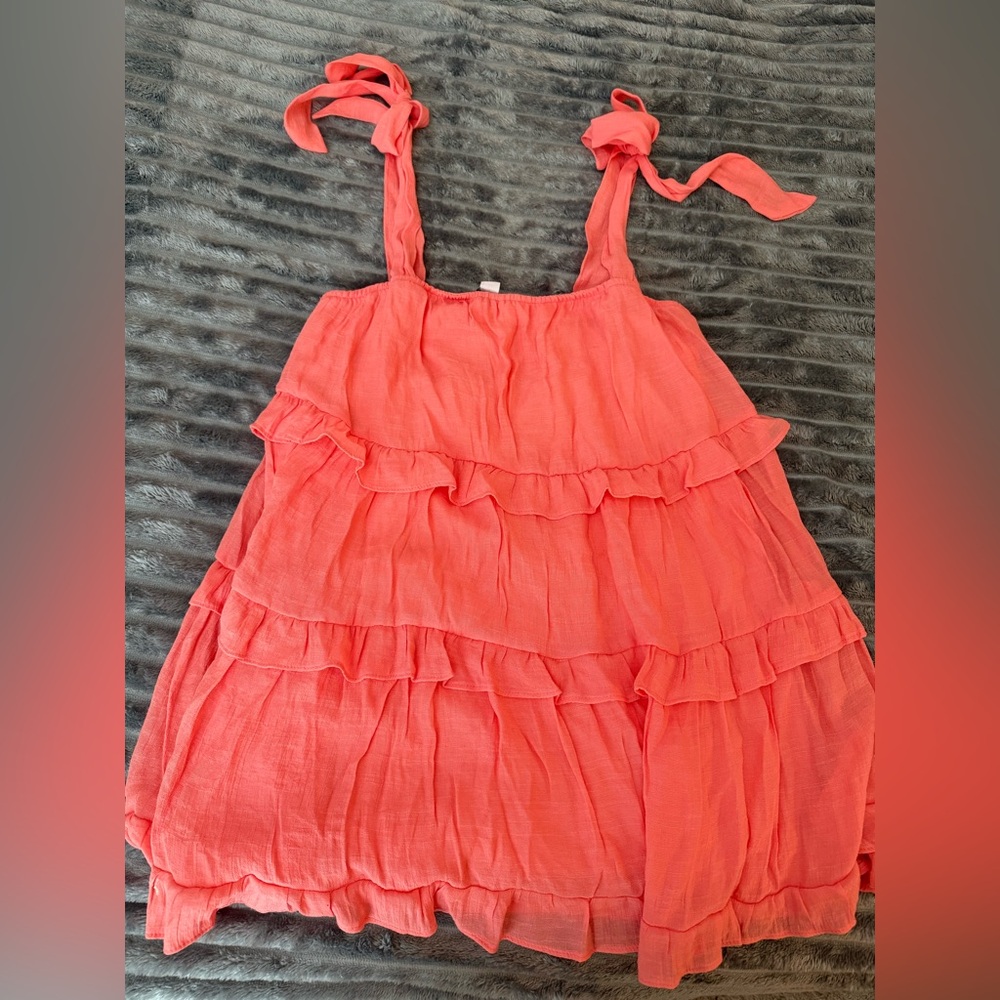 Peach Mini Dress